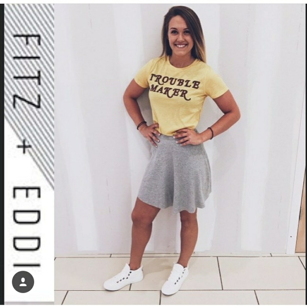 NWT Fitz+Eddi Ribbed Skirt - Picture 2 of 7